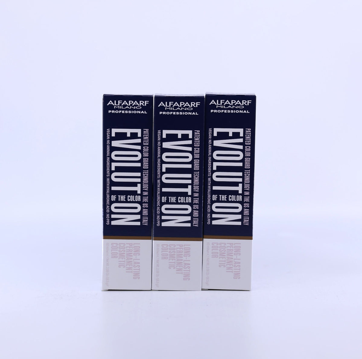 Permanent Hair Color Light Brown 5 - Pack of 3 - UV & Hair Care Protect