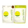 Herbal Green Floral Refill Set for MILD Hair Shampoo & Conditioner 400ml