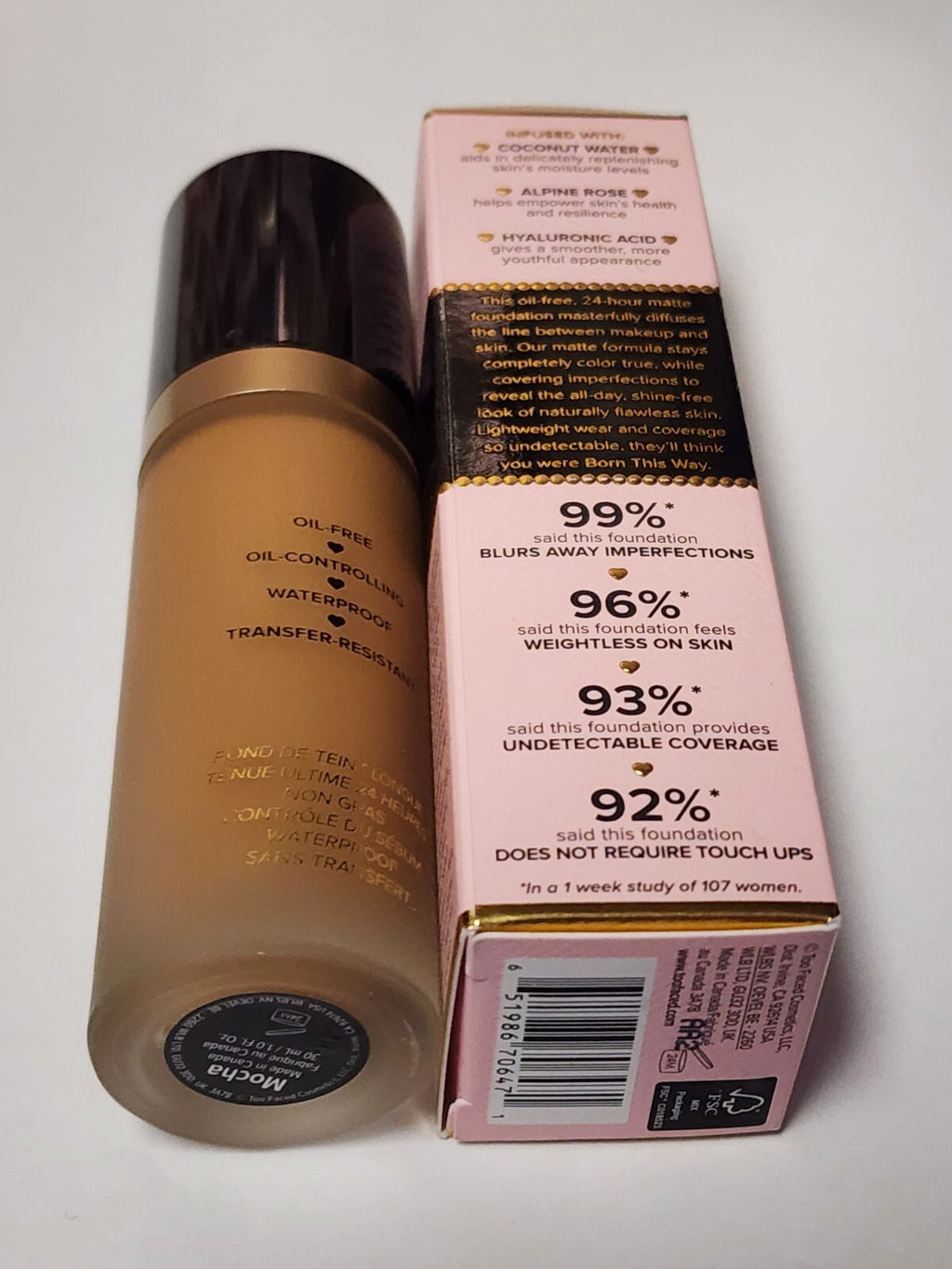 Too Faced Born This Way Matte Foundation 24HR Full Size - Mocha