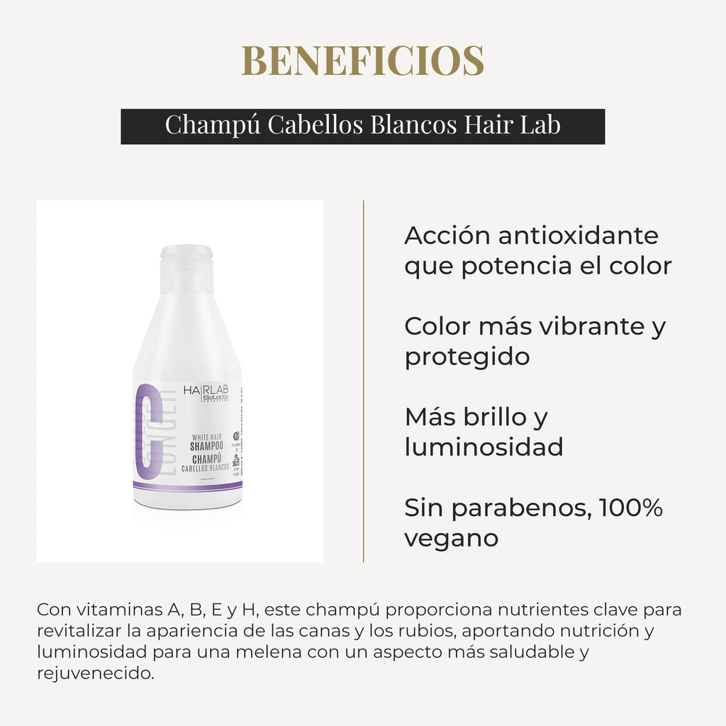 White Hair Shampoo for Gray Blonde Hair 10.6 Oz - Color Reviving & Brightening