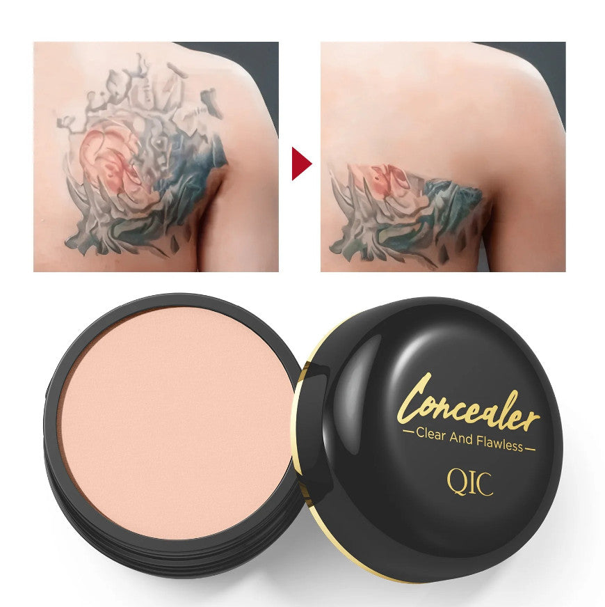 Waterproof Full Coverage Concealer for Tattoos & Scars – Natural Finish