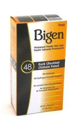 Hair Color Powder - Chocolate Brown, Gray Coverage, Ammonia-Free, 12 Pack