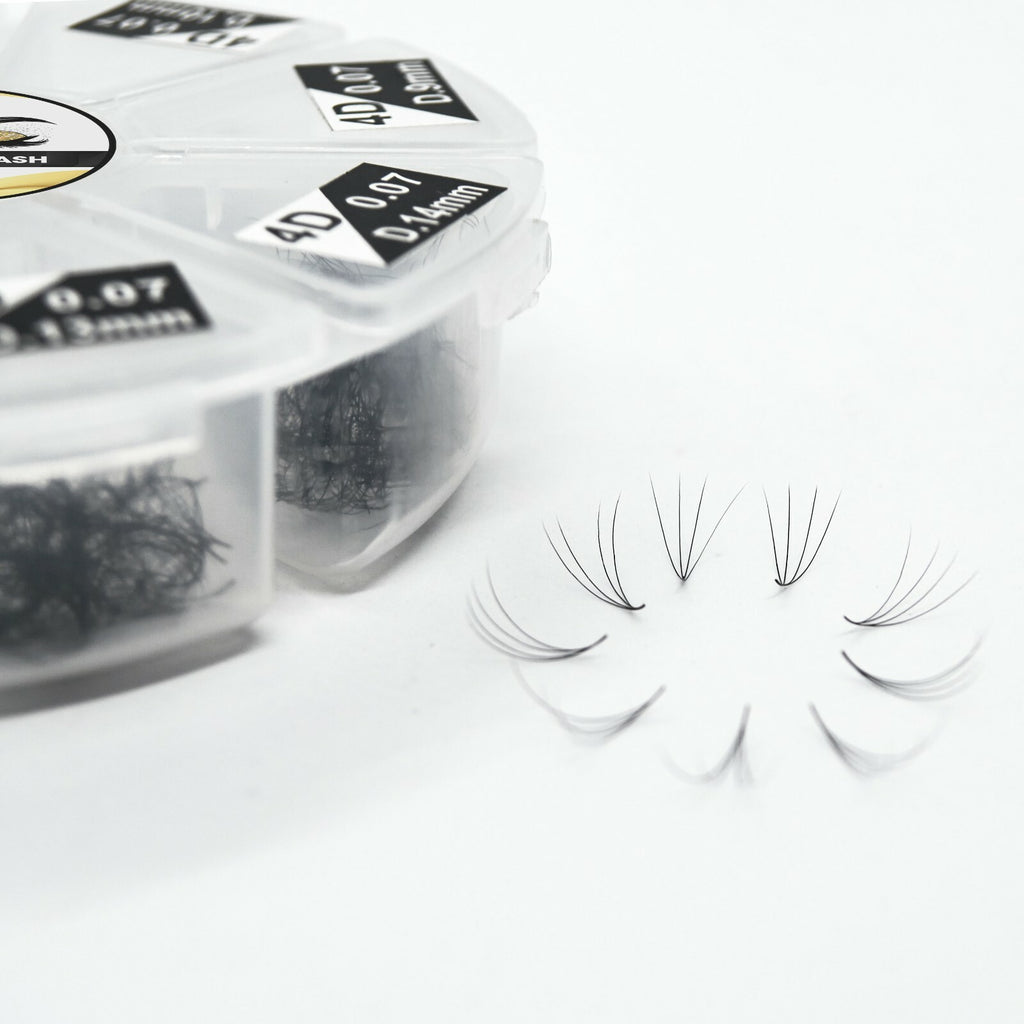 False Eyelashes 4D Mixed Lengths - 1000 Handmade Lashes for Lash Extensions
