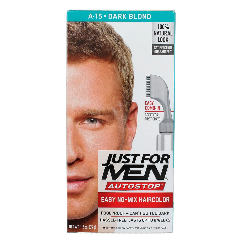 3 Pack No-Mix Hair Color for Men - Dark Blond Autostop Easy Application