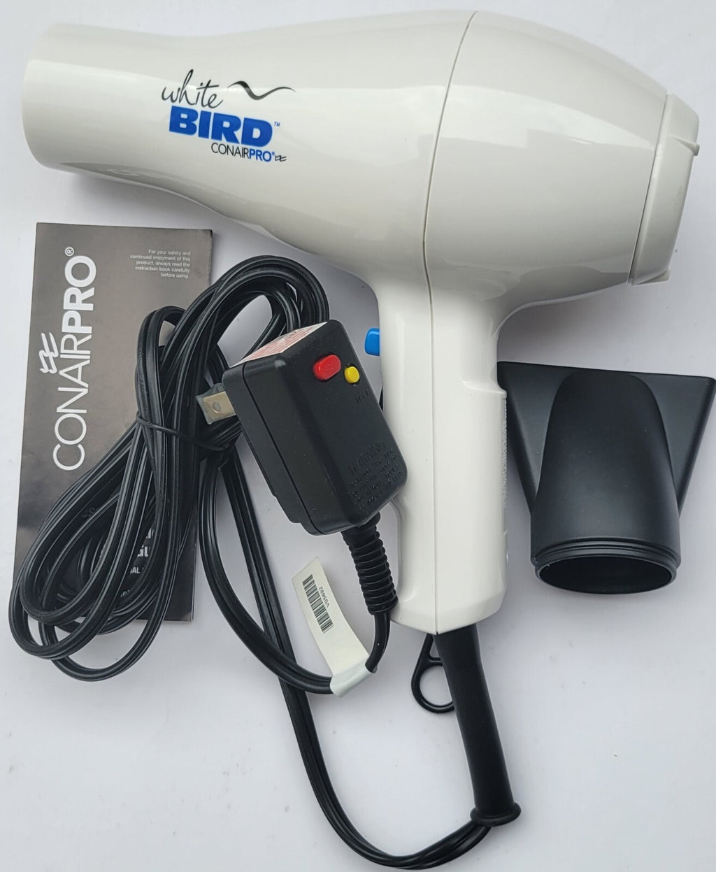 Conair Whitebird Hair Dryer with Powerful AC Motor - Long Lasting, Professional Styling