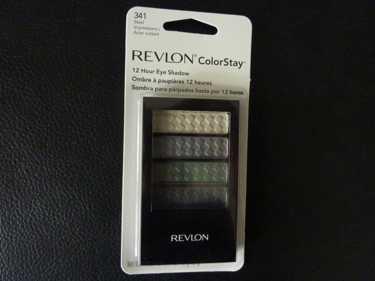 Revlon ColorStay 12 Hour Eye Shadow Quad – Steel Impressions #341 (New & Sealed)