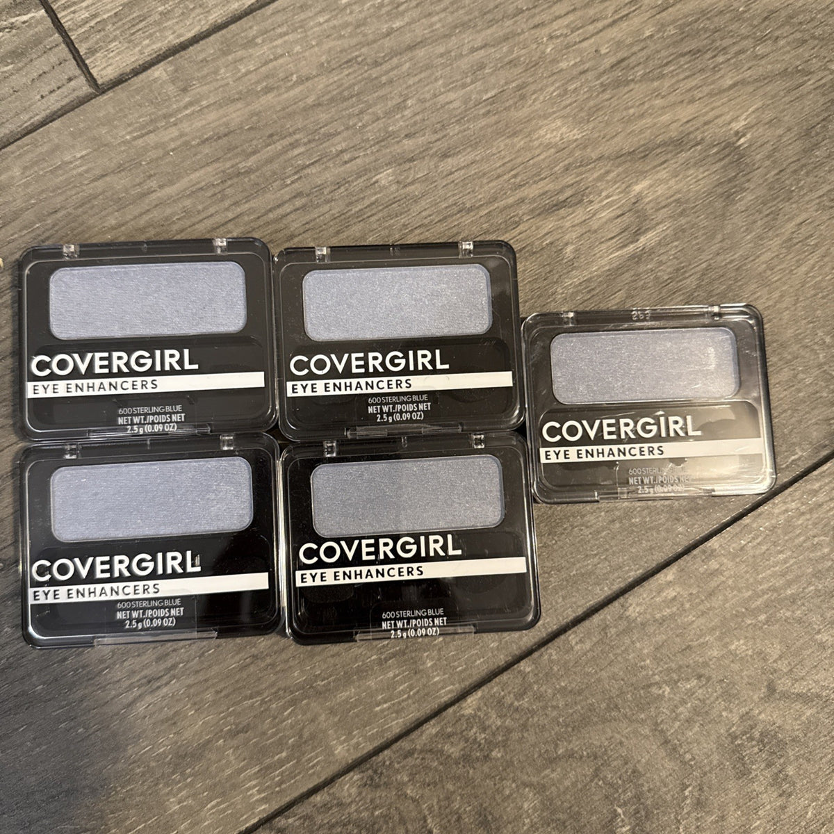 CoverGirl Eye Enhancers Eyeshadow Palette 600 Sterling Blue - 5 Pack New Sealed