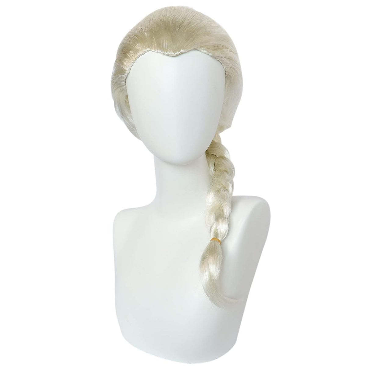 Elsa Cosplay Wig Set with Accessories - Blonde Long Braided Wig & Props
