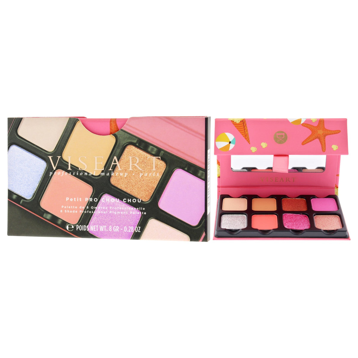Viseart Petit Pro Eyeshadow Palette - Chou Chou (0.28 oz)