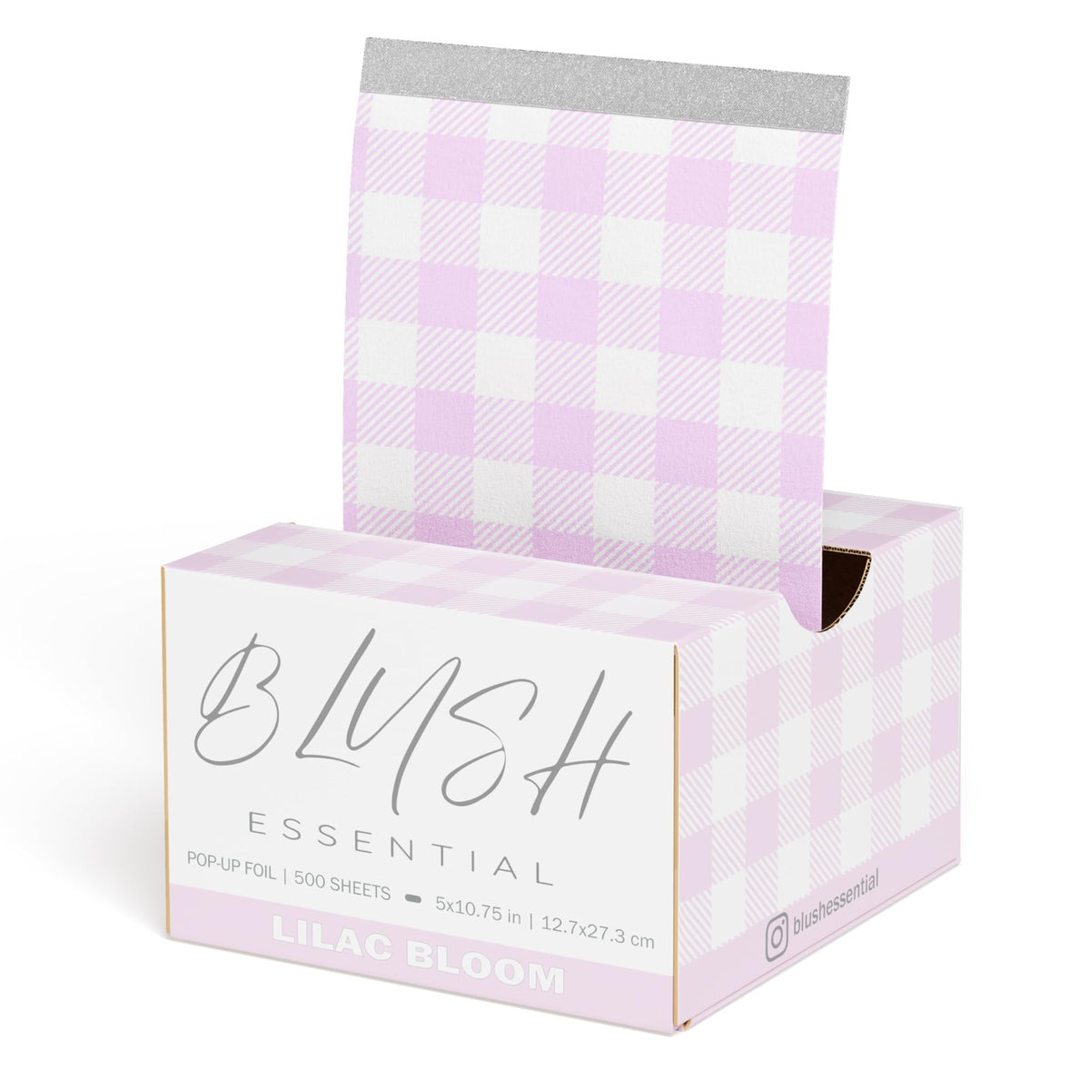 Hair Highlight Foils - 5 x 10.75in Lilac Bloom 500 Pack for Balayage & Bleaching