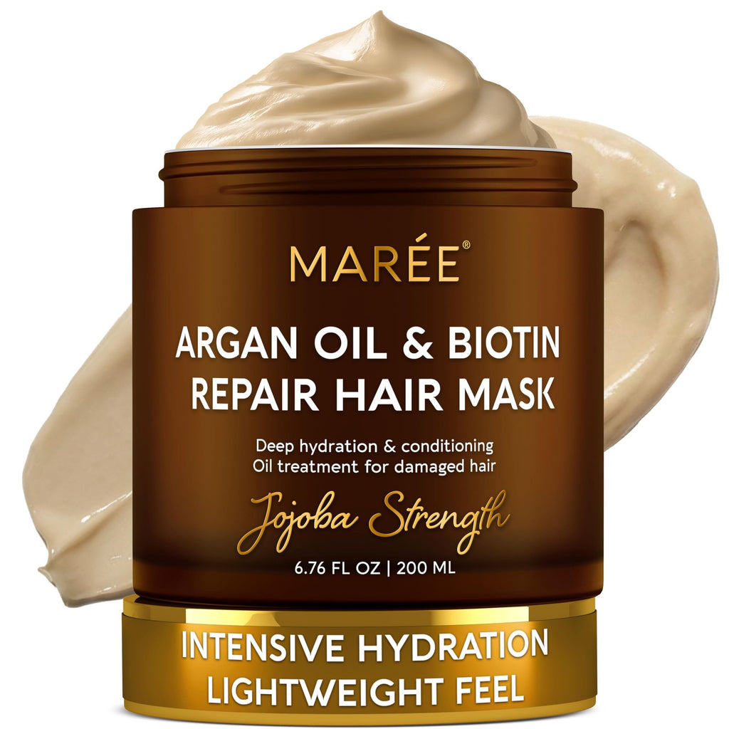 Deep Conditioning Hair Mask for Damaged Hair - Hydrating Keratin Treatment 6.76 Fl Oz
