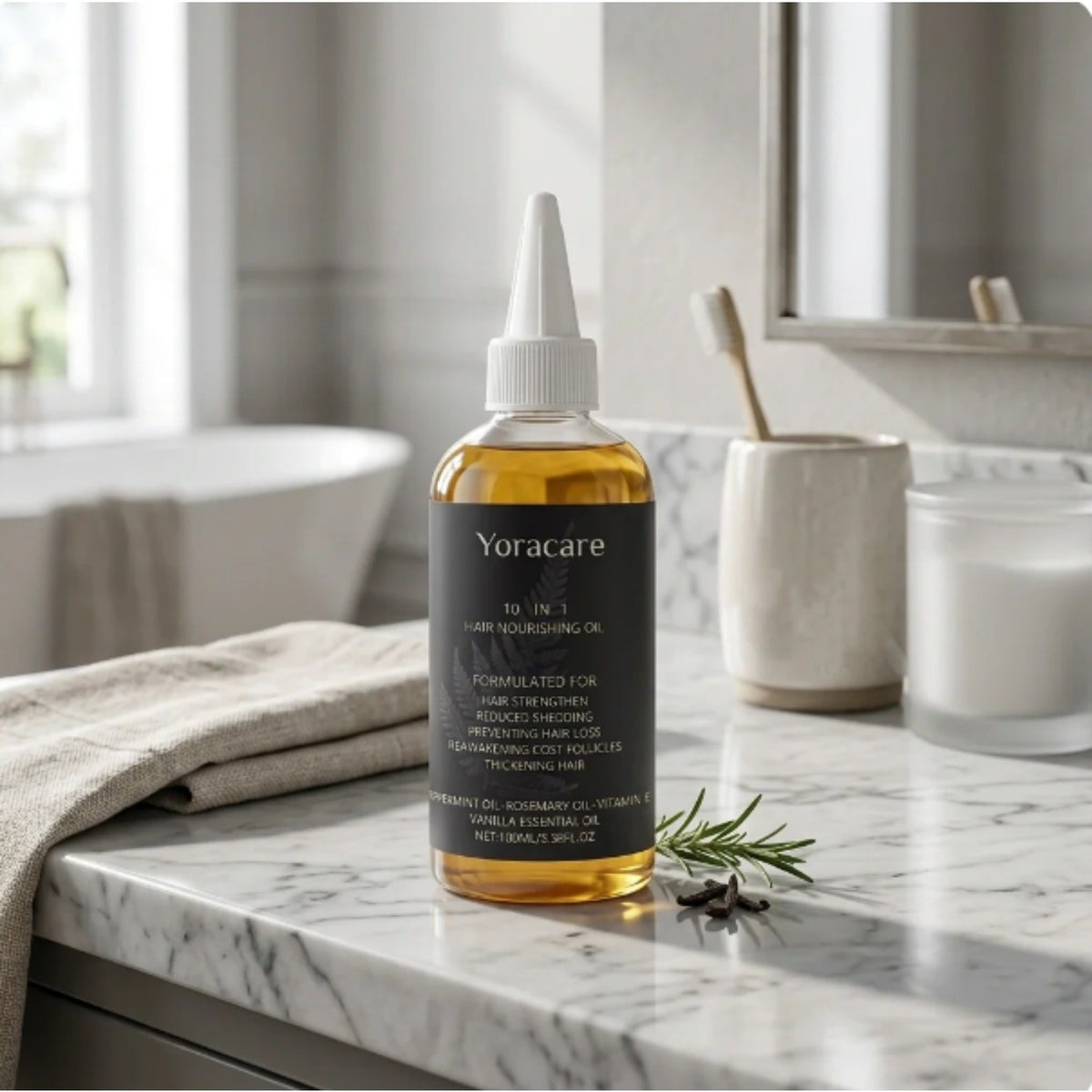 10-in-1 Hair Growth Oil for Scalp Revival 100ml - Korean Hair Treatment