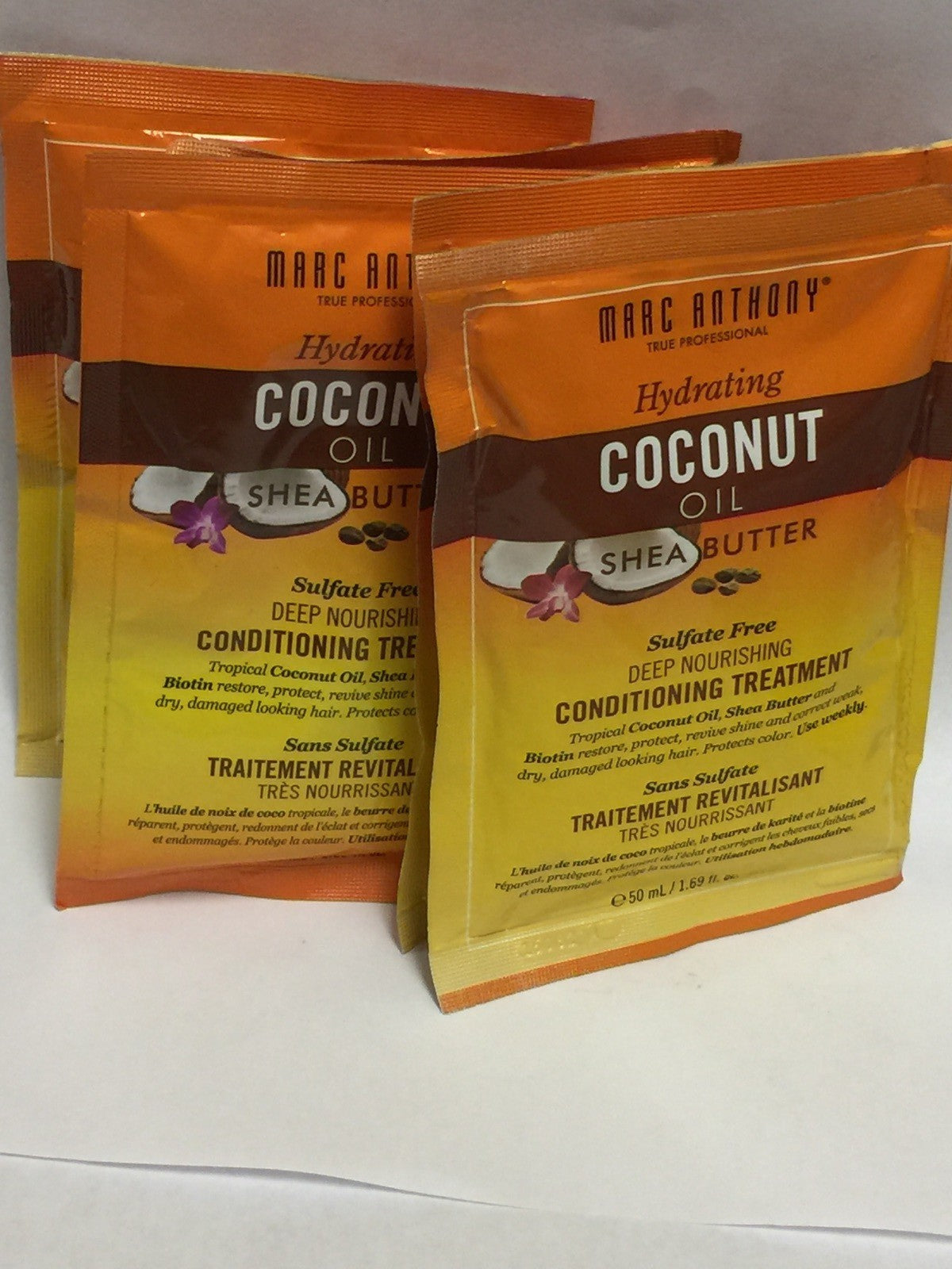 Coconut Oil Shea Butter Conditioner 4-Pack - Sulfate-Free Hair Treatment