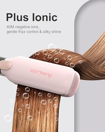 1.75-Inch Infrared Ionic Titanium Ceramic Hair Straightener - Salon-Quality Flat Iron