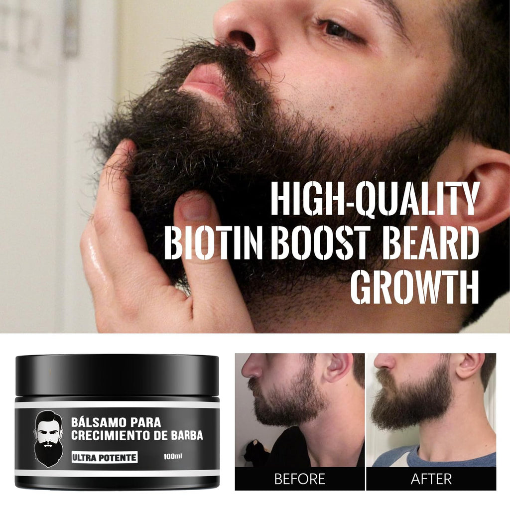 Men's Beard Growth Balm - Stimulating Moisturizer & Nourisher 100g