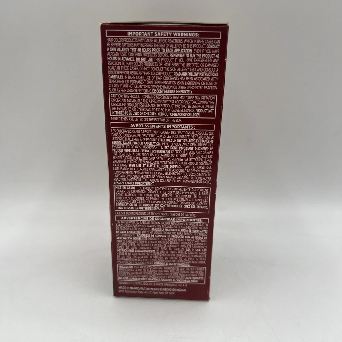 Vidal Sassoon Hair Color 5VR 2 Pack - Permanent Hair Dye for Bold Shades