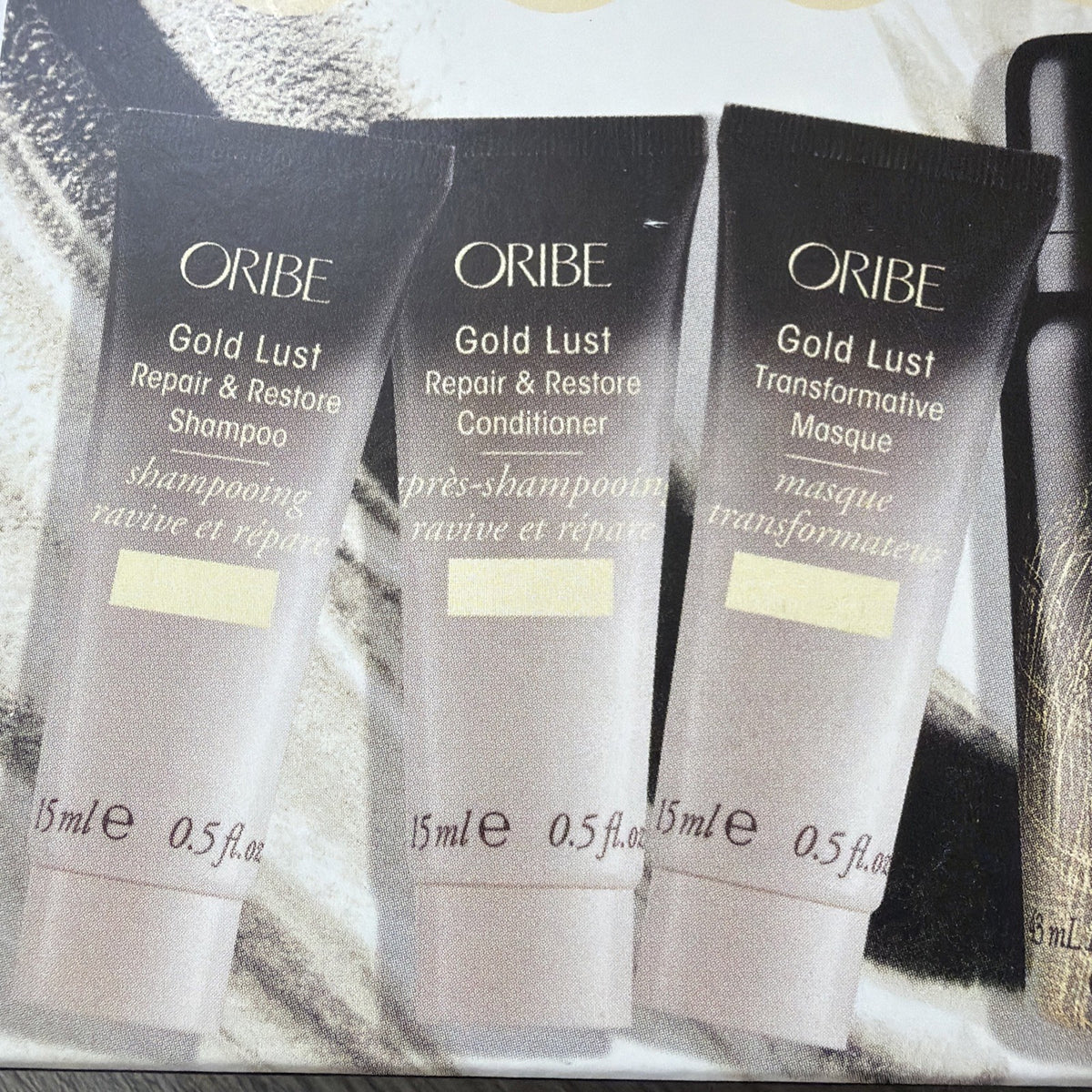 Oribe Gold Lust Repair & Restore Hair Care Set - Travel Size 4pc