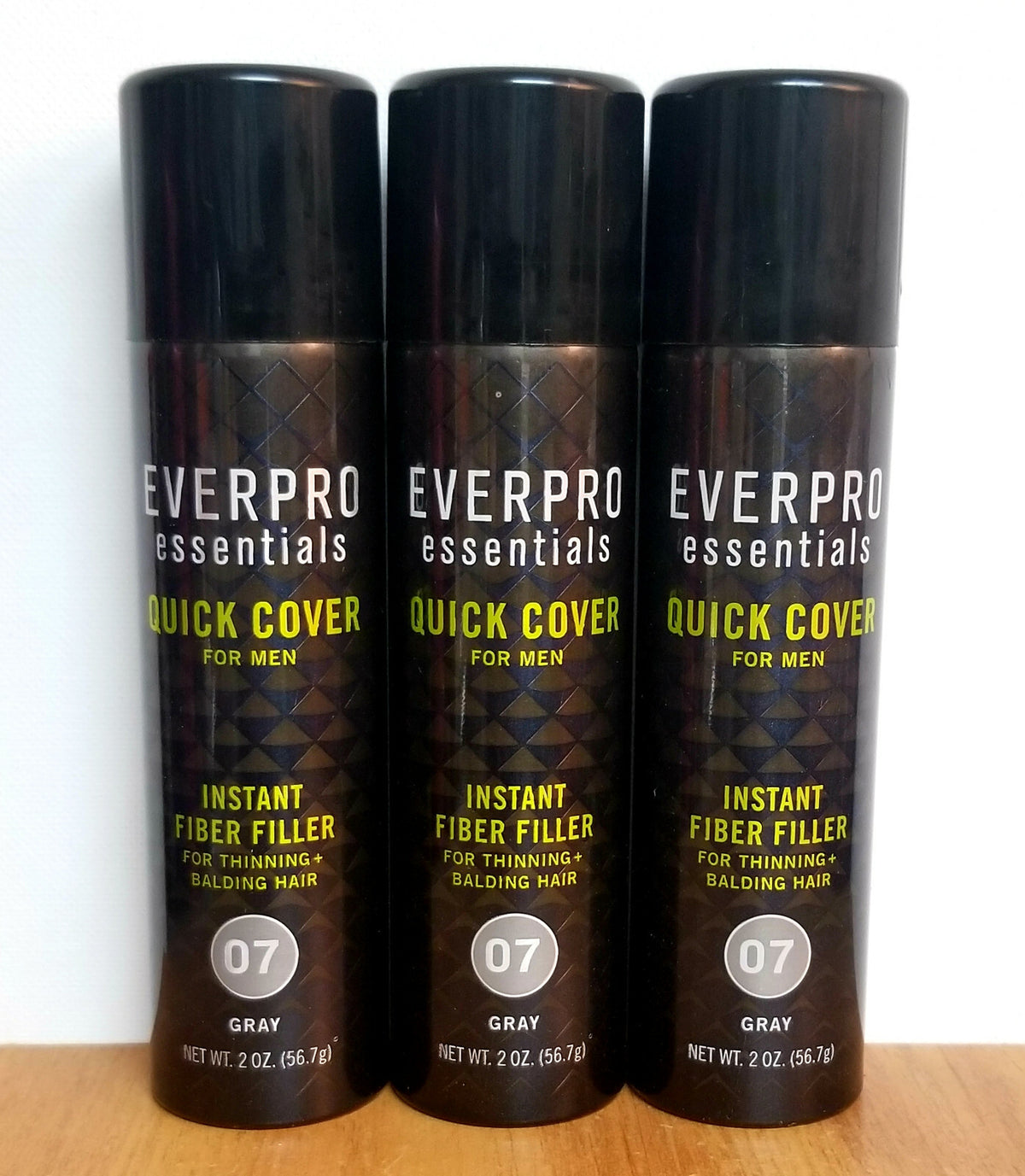 Men's Thinning Hair Cover Spray Gray 2 oz | Instant Hair Filler - Essentials
