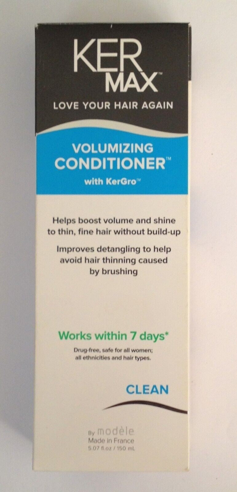 Volumizing Hair Conditioner with KerGro for Fine Hair - 5.07Oz