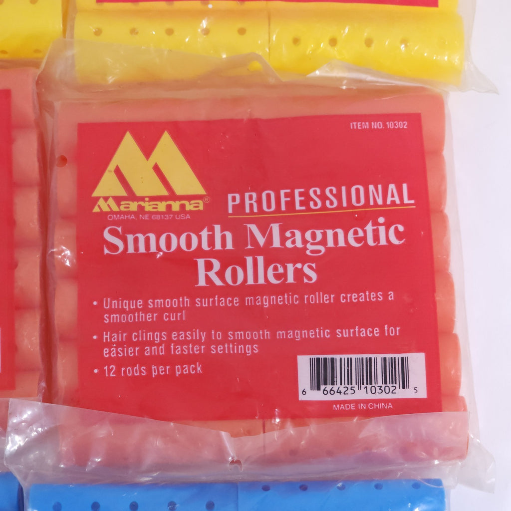 Marianna Magnetic Hair Rollers Set of 132 - Vintage Smooth Styling Tools