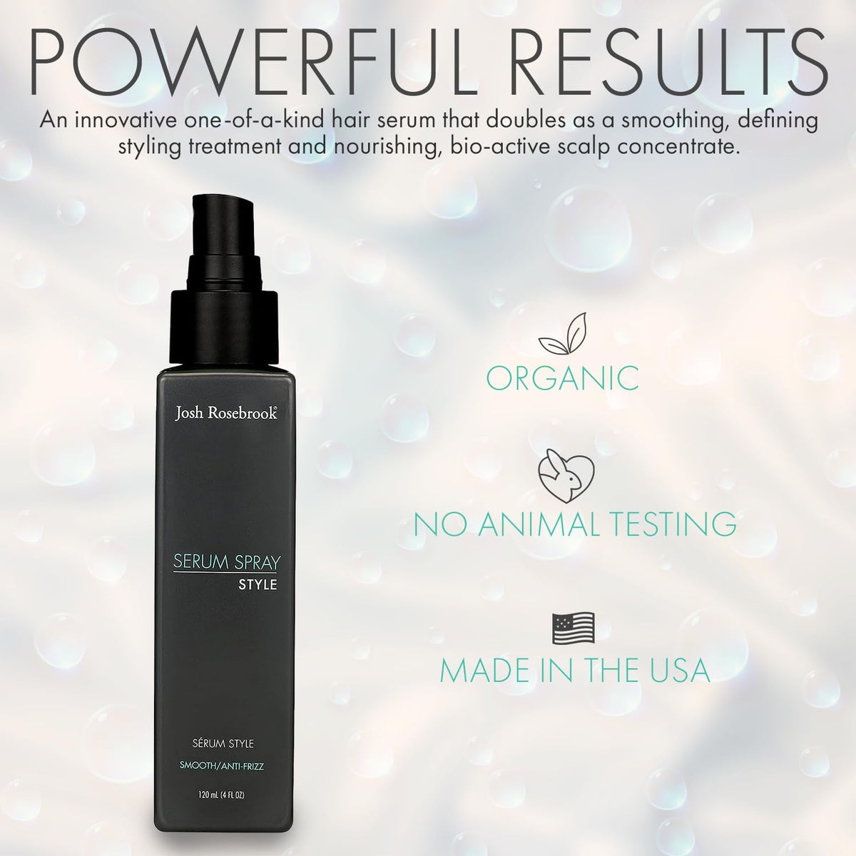 Anti-Frizz Hair Serum Spray for Curl & Wave Definition - All Hair Types
