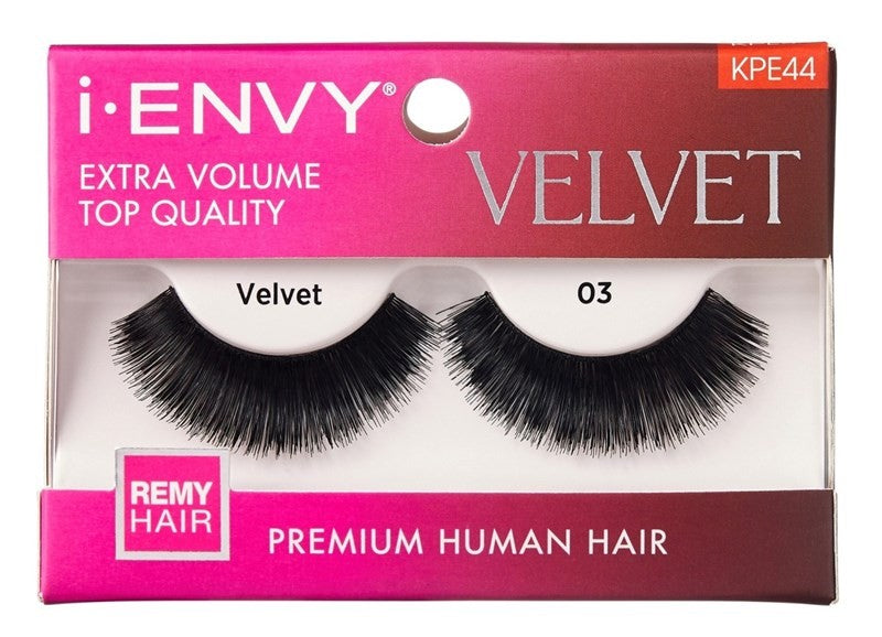 Velvet False Eyelashes - Extra Volume 03 for Dramatic Eye Look
