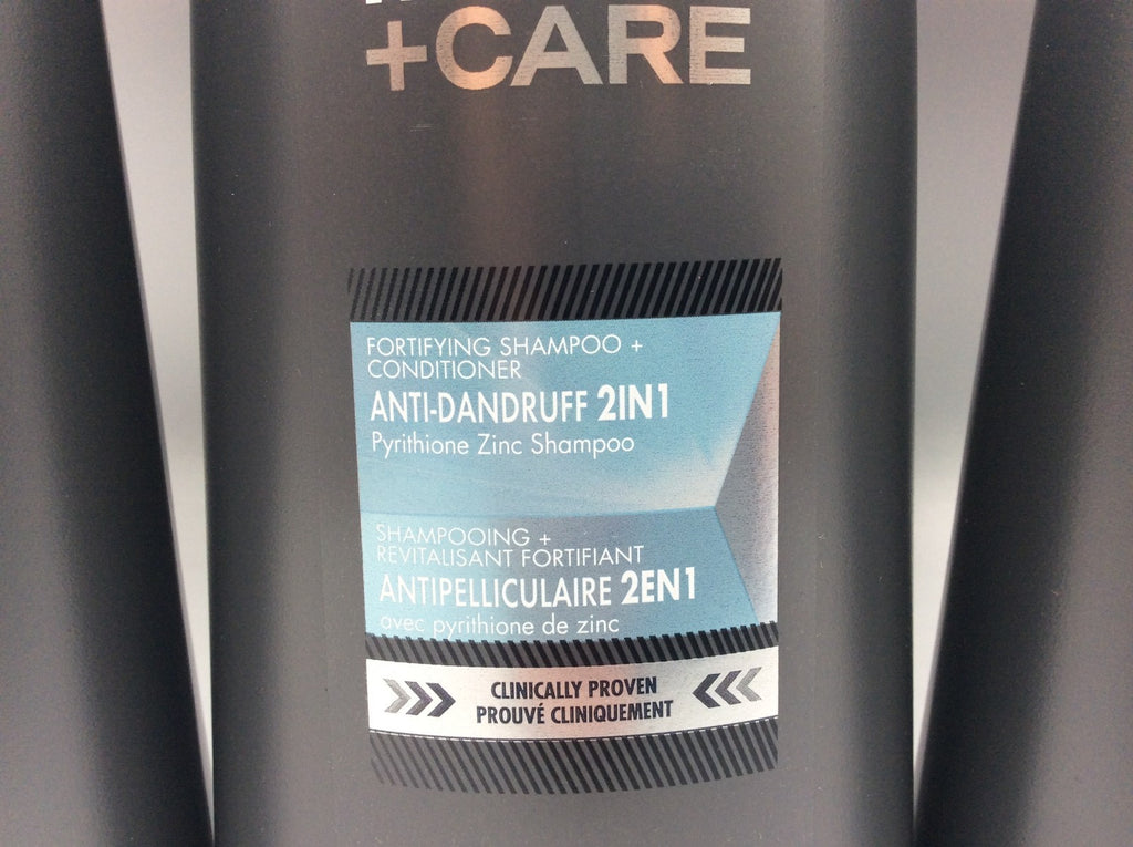 Dove Men + Care Anti Dandruff 2-in-1 Zinc Shampoo & Conditioner - Case of 4, 750mL