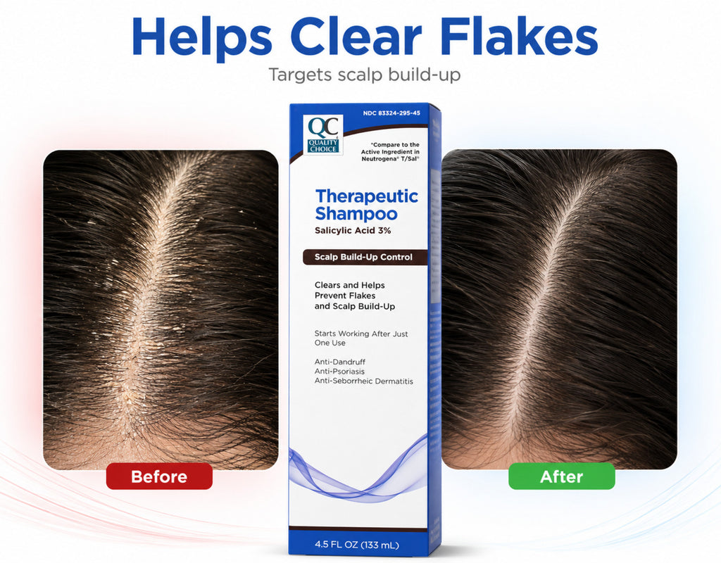 Therapeutic Dandruff Shampoo 4.5 oz Unisex Relief 5 Pack