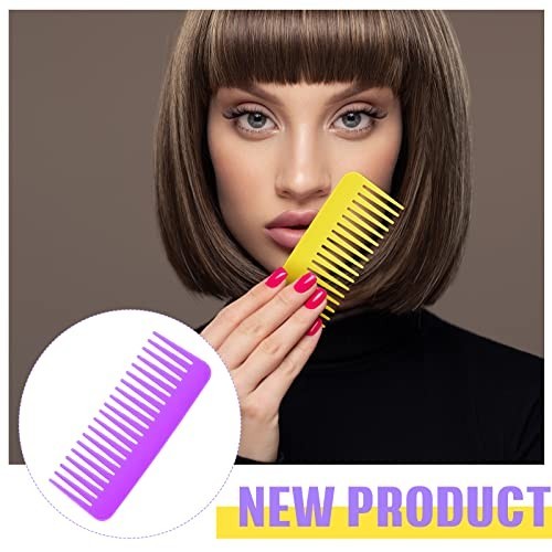 Vibrant 100 Pcs Wide Tooth Comb Set for Detangling & Styling - Large Hair Brushes