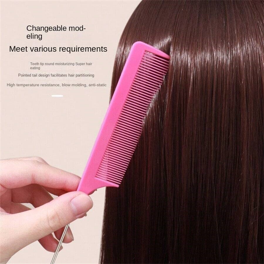 Professional Anti-Static Tail Hair Comb & Dye Brush for Salon & Home Use
