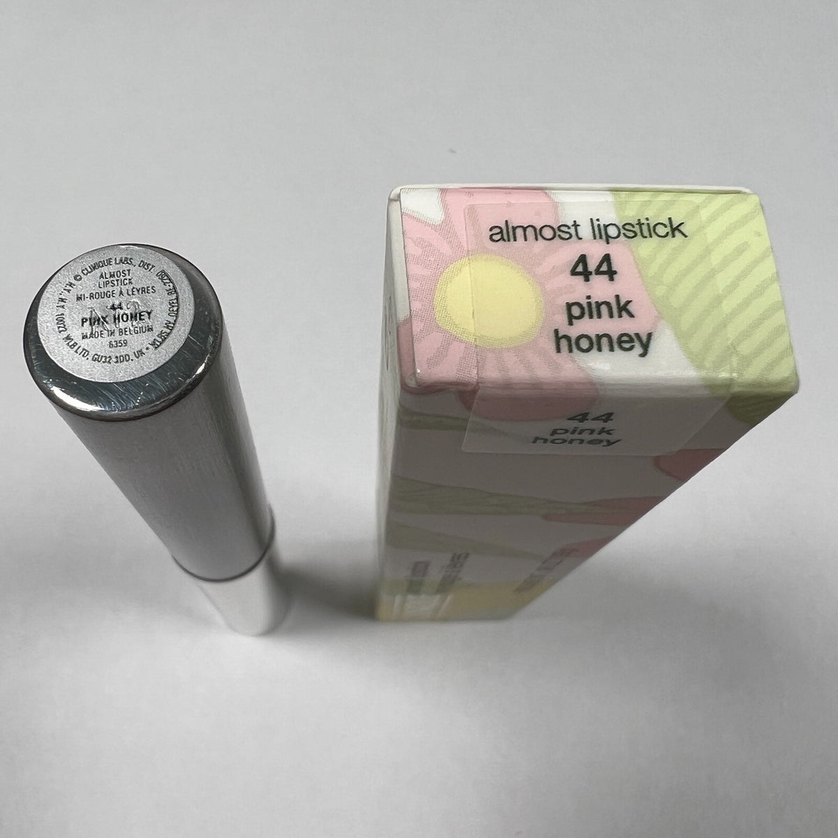 Clinique Almost Lipstick Pink Honey Shade 44 Full Size 0.06 oz / 1.9 g