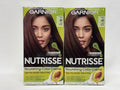 Garnier Nutrisse Hair Color #43 Dark Golden Brown Permanent Pack 2