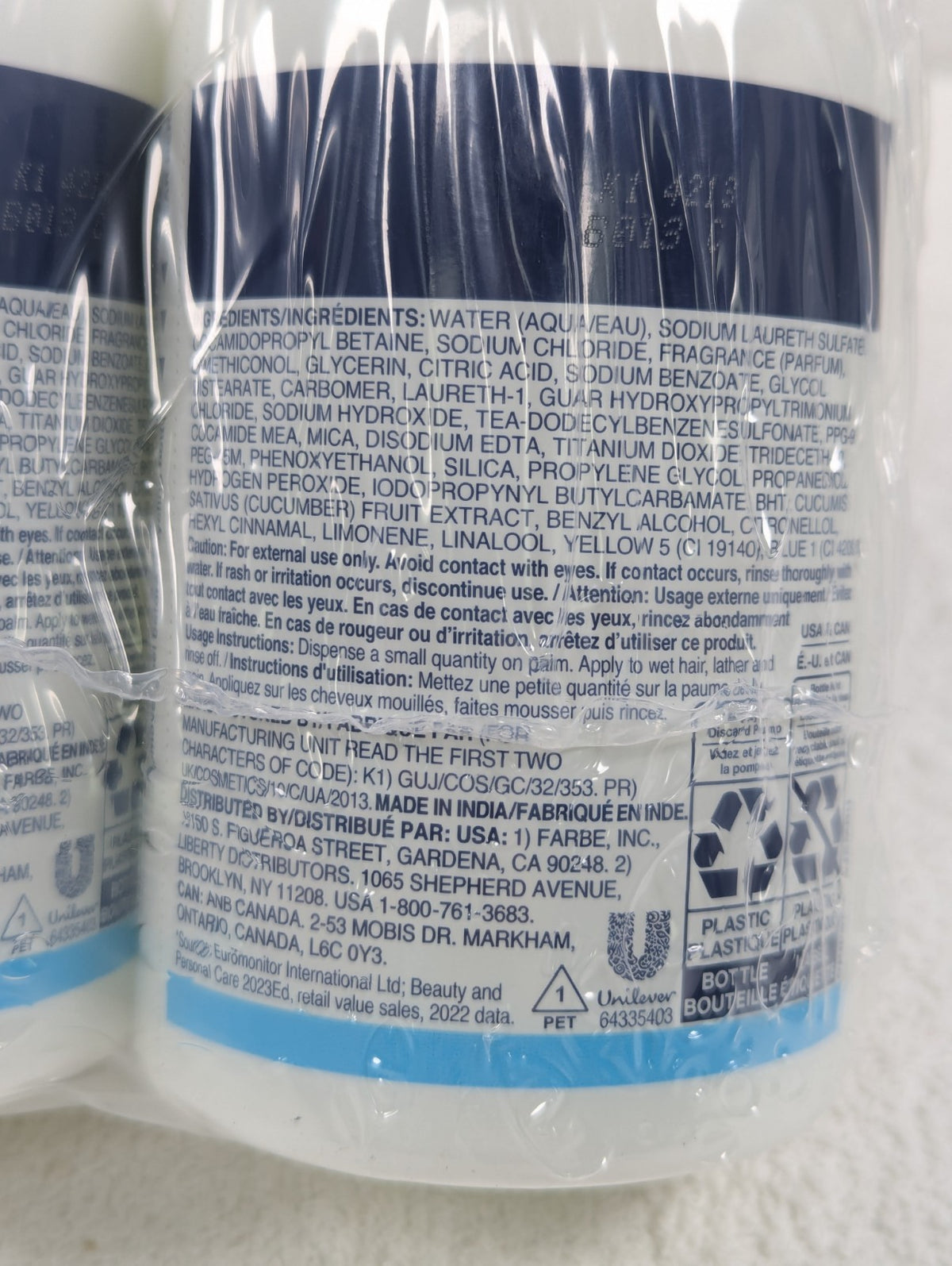 Dove Cool Moisture Hydrating Shampoo with Cucumber & Mint - 16.9 oz - 3 Pack