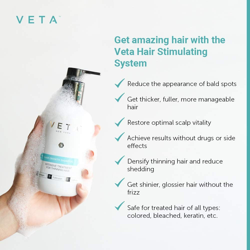 Hair Stimulating Shampoo - Sulfate-Free, Restores Growth, 8.5 Fl Oz