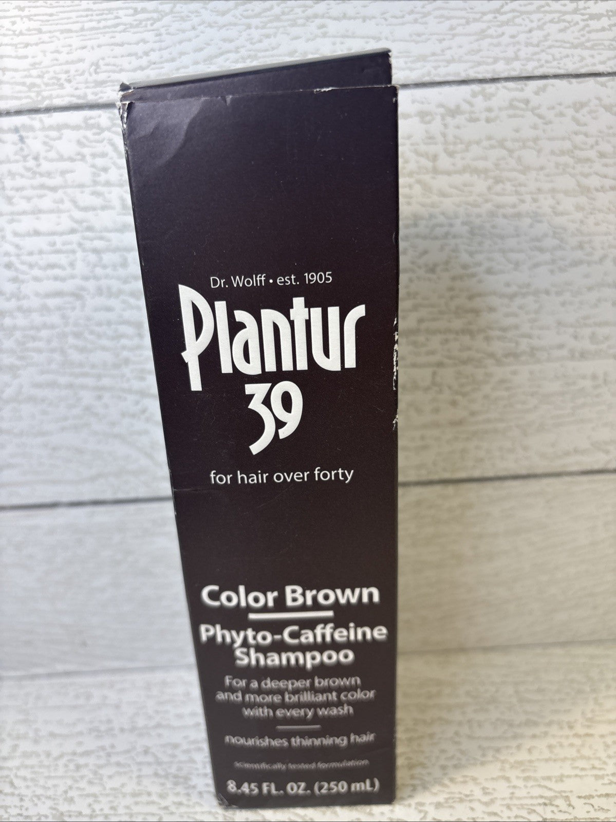 Plantur 39 Color Brown Phyto-Caffeine Shampoo for Thinning Hair 8.45 oz