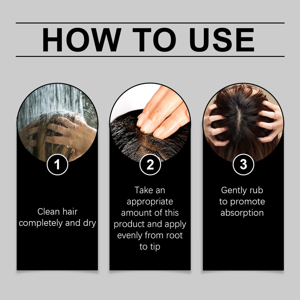 Hair Serum for Dry Frizzy Hair Nourishing Leave-in Treatment Smoothing Shine