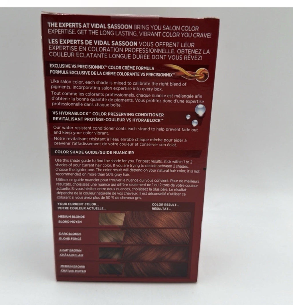 Vidal Sassoon Pro Series 6RC Bold Copper Citrine Hair Dye Set - 3 Pack