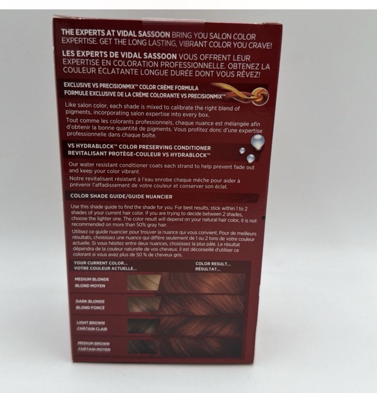 Vidal Sassoon Pro Series 6RC Bold Copper Citrine Hair Dye Set - 3 Pack