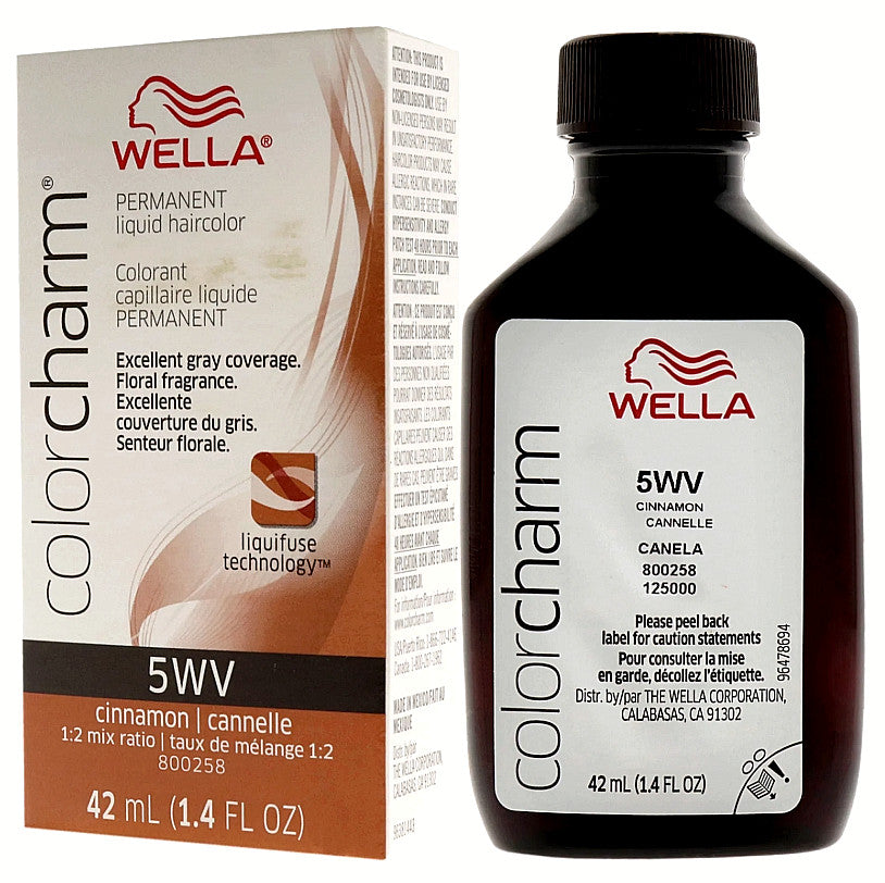 Wella Color Charm Liquid Hair Dye Cinnamon 1.4 oz - Permanent, Fade-Resistant
