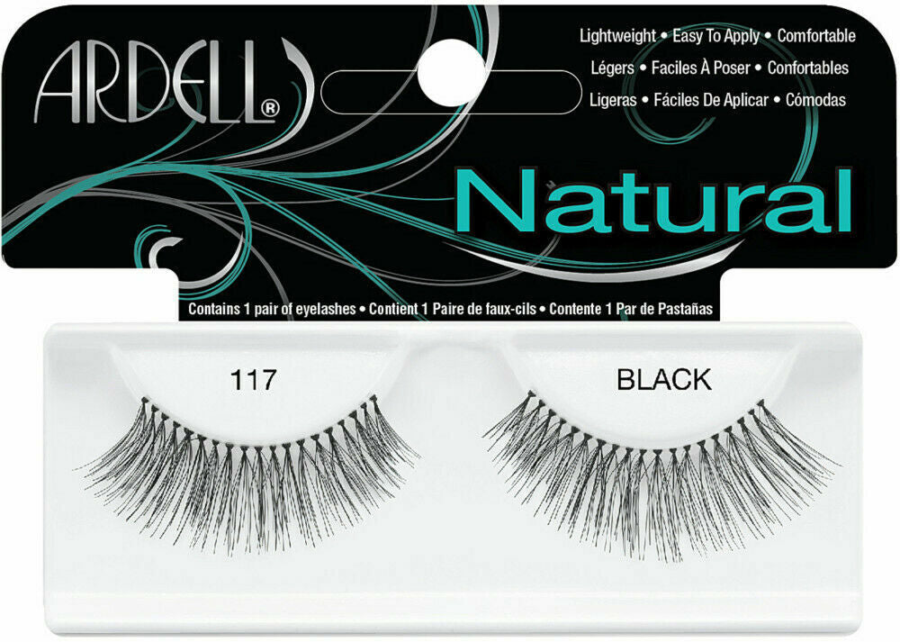 False Eyelashes Natural Black 117 - Ardell Makeup Accessories