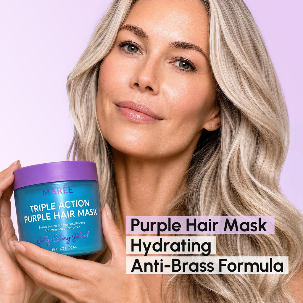 Deep Conditioning Hair Mask for Damaged Hair Repair with Keratin & Coconut Oil – Hydrating Treatment, 10 Fl Oz