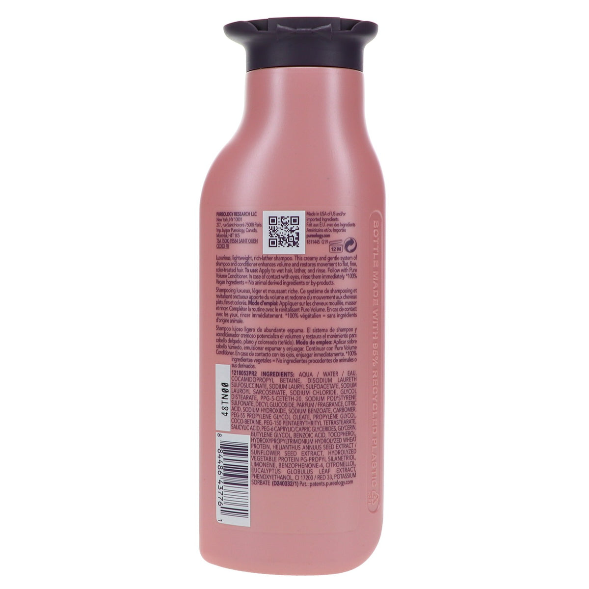 Volume Shampoo for Thin & Color-Treated Hair - 9 oz - Vegan & Sulfate-Free