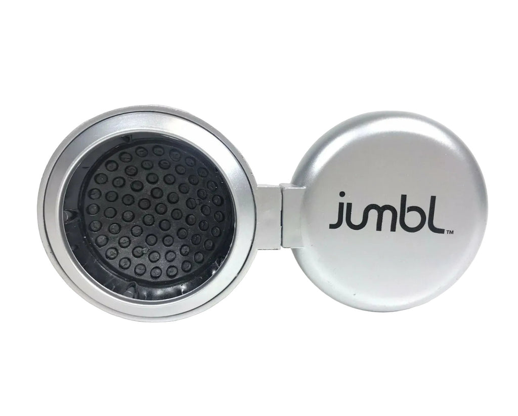 Travel Folding Hair Brush & Mirror Compact - Portable 2.5-Inch Grooming Accessory