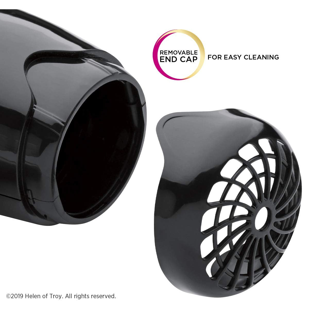 Professional 1875-Watt Hair Dryer with Styling Pik & Attachments