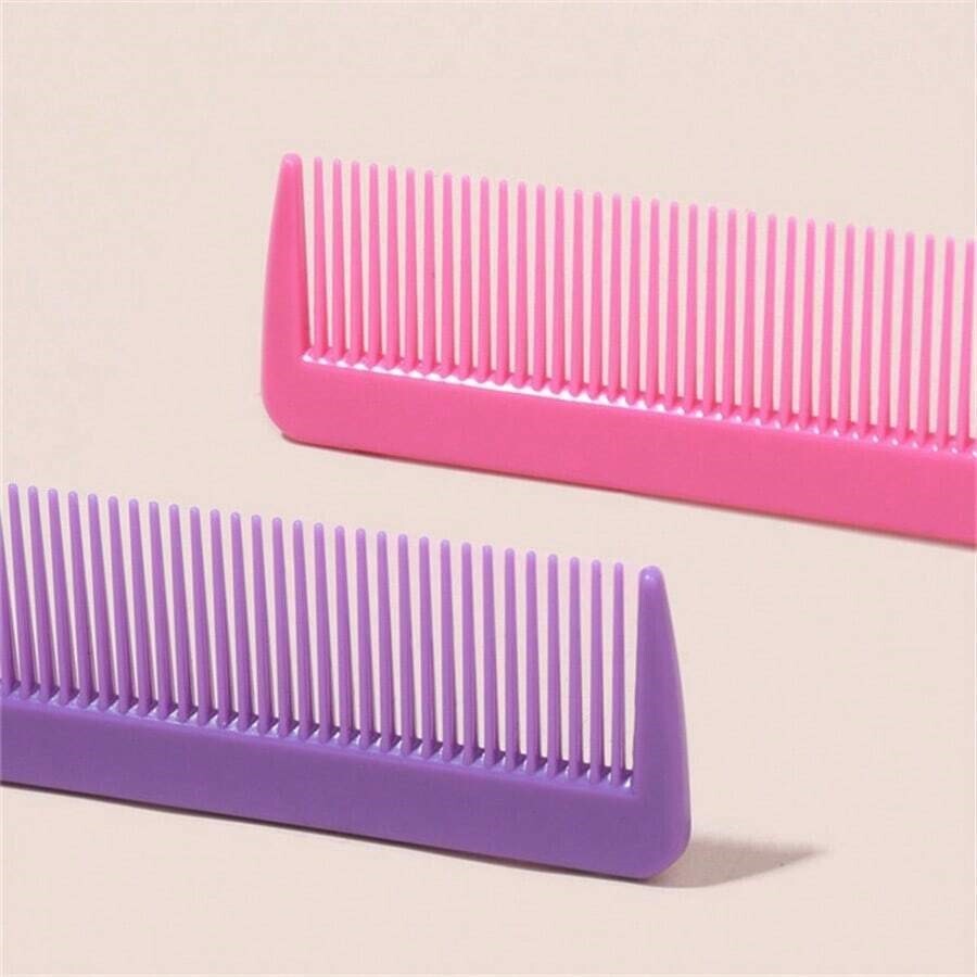 Professional Anti-Static Tail Hair Comb & Dye Brush for Salon & Home Use