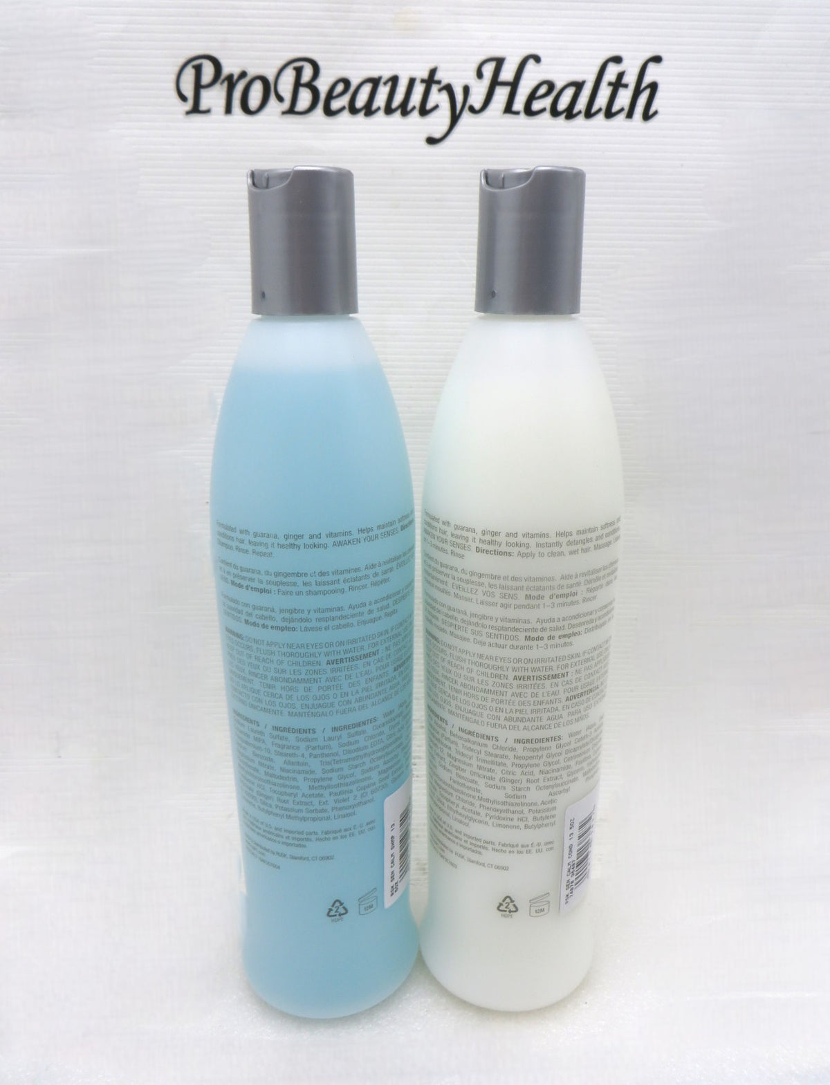 Nourishing Shampoo & Conditioner Duo - RUSK CALM Guarana & Ginger 13.5 oz