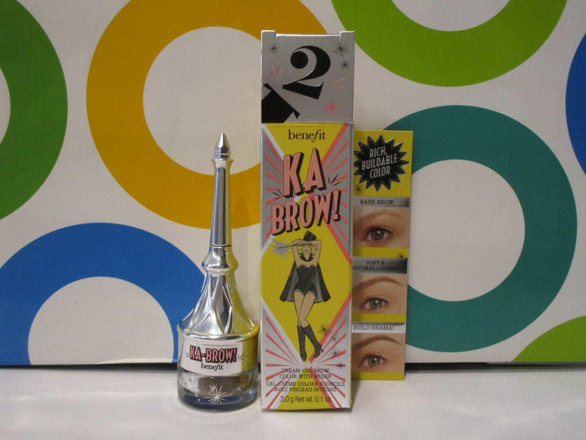 Light Brown Brow Gel with Brush - Cream Brow Color, 0.1 OZ
