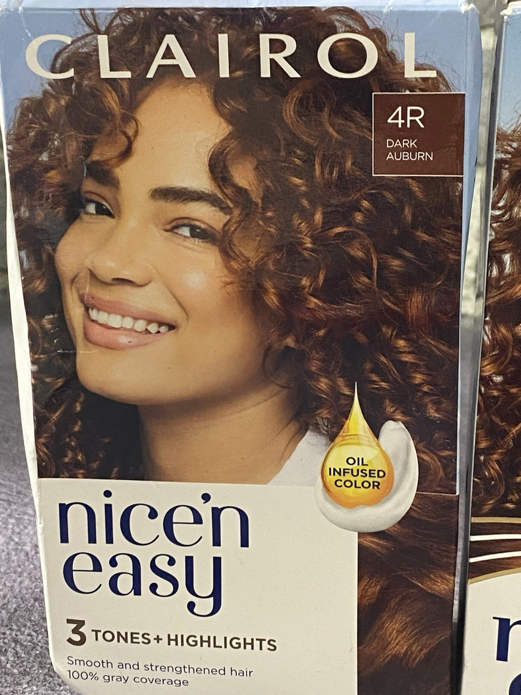 Permanent Hair Dye Kit Dark Auburn 4R - Pack of 3