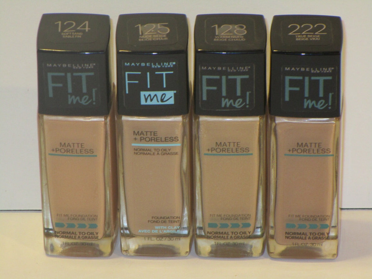 Maybelline Fit Me Foundation - Normal to Dry/Oily Skin, 1 oz - Multiple Shades