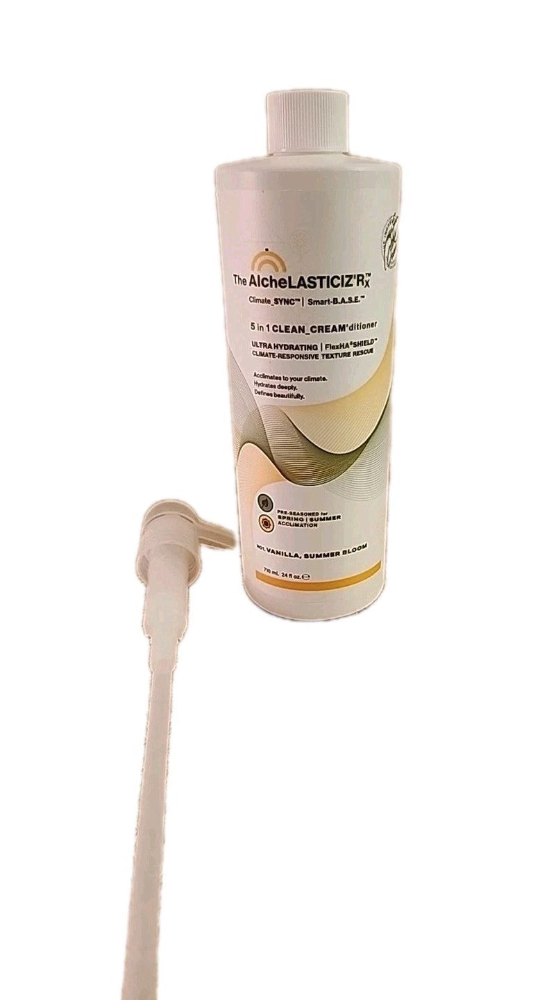 Summer Vanilla 24oz All-in-One Hair Care Cream - Multitasking Shampoo Conditioner